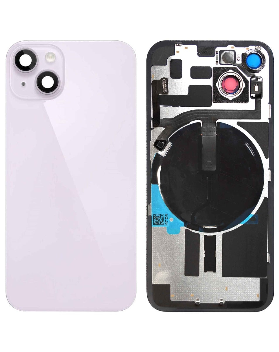 Back Glass for iPhone 14 (Purple) (Service Pack)