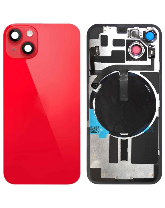 Back Glass for iPhone 14 (Red) (Service Pack)
