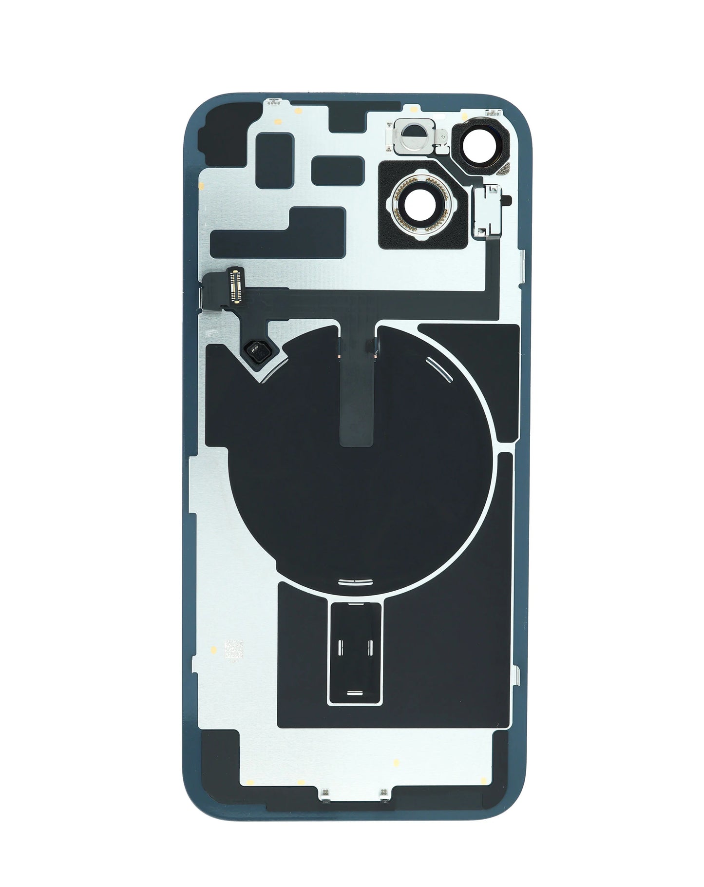 Back Glass with MagSafe Magnet & NFC & Flashlight Flex for iPhone 14 Plus (Starlight) (Service Pack)