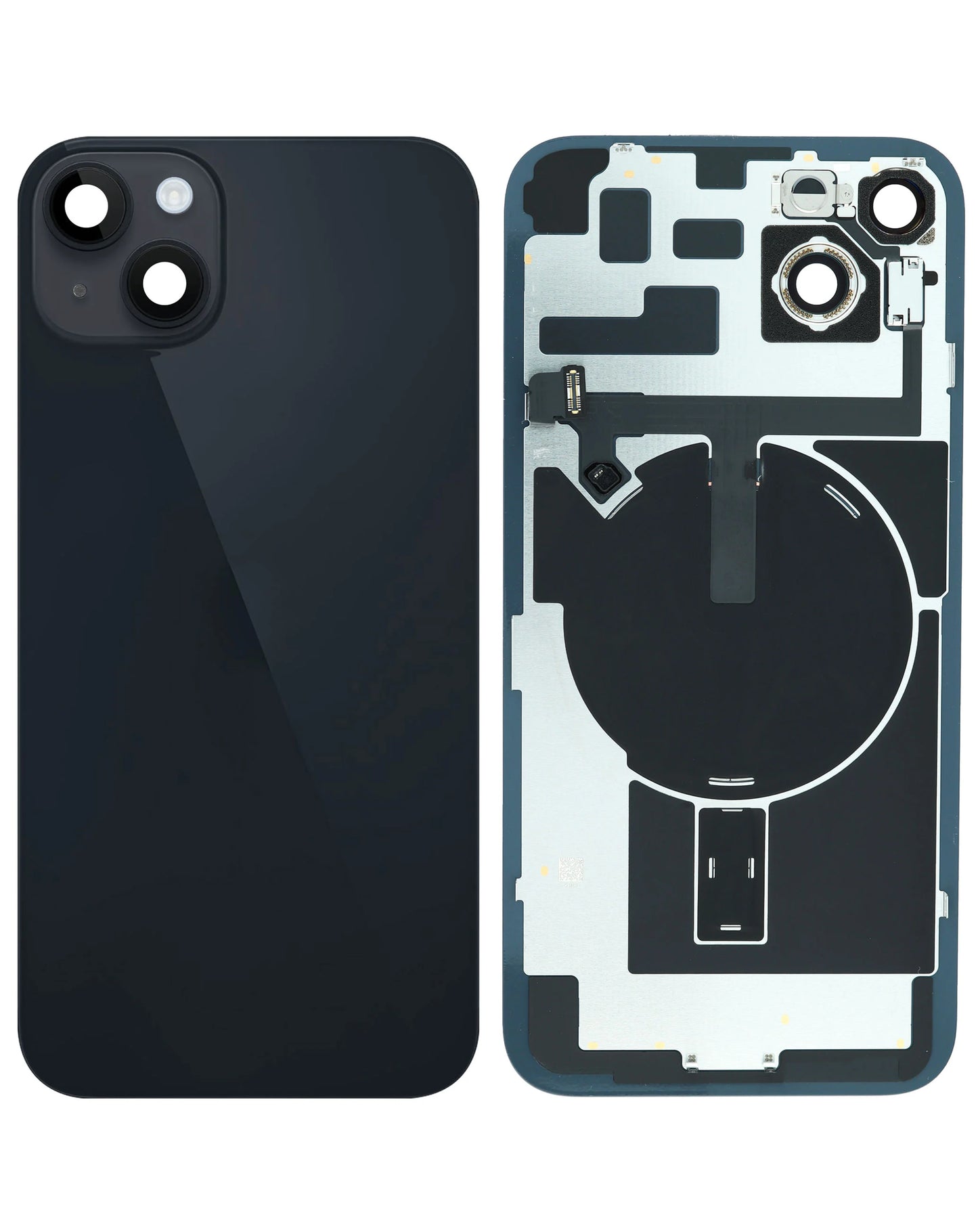 Back Glass with Frame and MagSafe Magnet for iPhone 14 Plus (Midnight) (Service Pack)