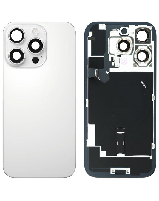 Back Glass for iPhone 16 Pro (White Titanium) (Service Pack)