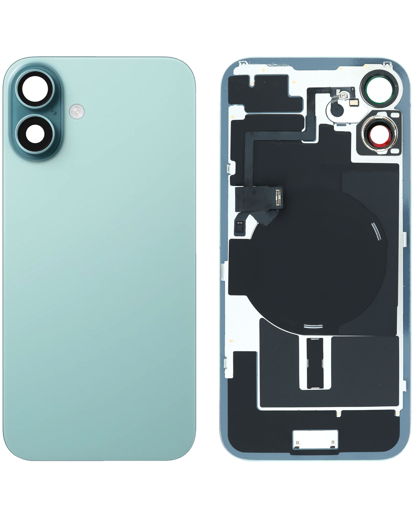 Back Glass for iPhone 16 Plus (Teal) (Service Pack)