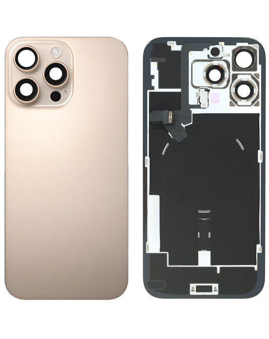Back Glass for iPhone 16 Pro Max (Desert Titanium) (Service Pack)