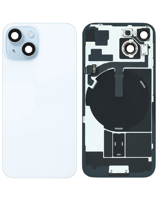 Back Glass for iPhone 15 (Blue) (Service Pack)
