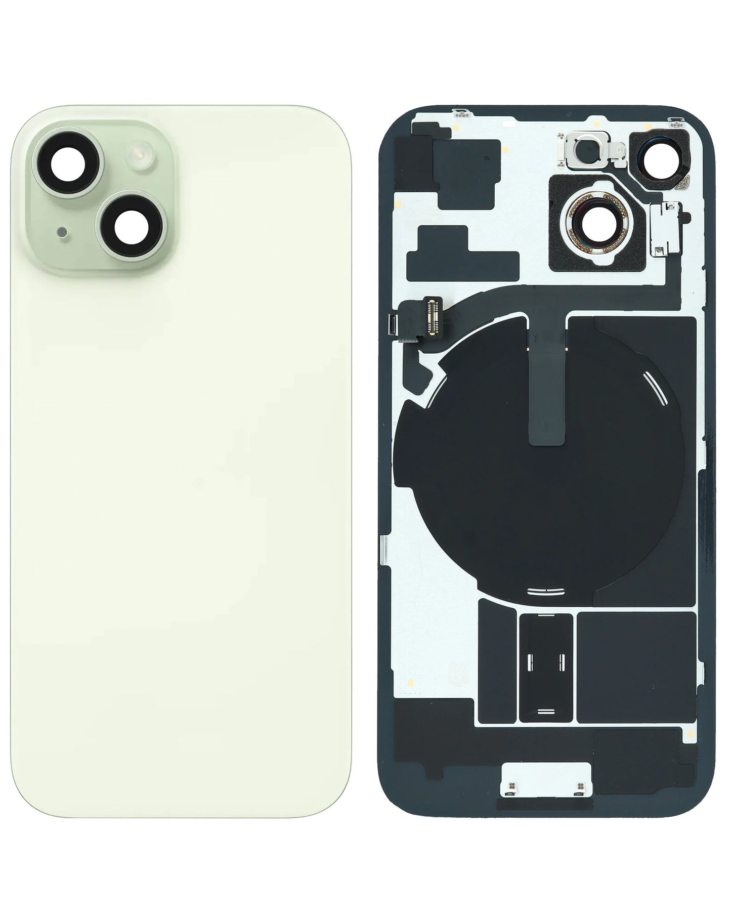 Back Glass for iPhone 15 (Green) (Service Pack)