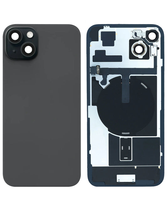 Back Glass for iPhone 15 Plus (Black) (Service Pack)