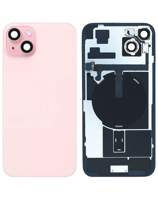 Back Glass for iPhone 15 Plus (Pink) (Service Pack)
