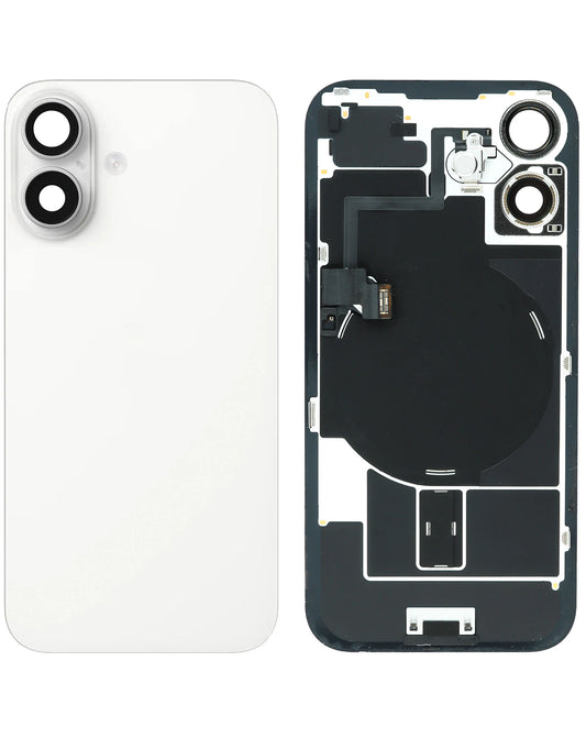 Back Glass for iPhone 16 (White) (Service Pack)